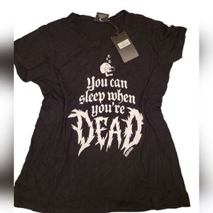 NWT Killstar | Dead Sleepy Sleep Shirt | XL